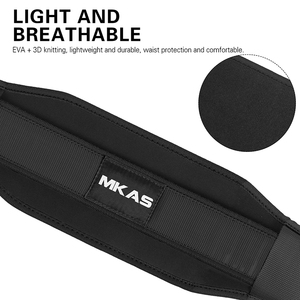 MKAS <span class=keywords><strong>Ceinture</strong></span> d'haltérophilie pour hommes <span class=keywords><strong>Ceinture</strong></span> d'haltérophilie en nylon avec logo personnalisé pour femmes et hommes - Product Image 4
