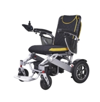 Fauteuil roulant électrique pliable pour personnes handicapées, en aluminium léger, fauteuil roulant électrique motorisé