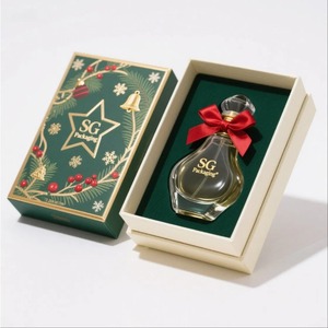 ออกแบบโลโก้ กล่องของขวัญกระดาษ บรรจุภัณฑ์น้ำหอม สามารถปรับแต่งได้ - Product Image 3