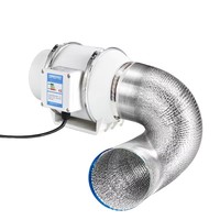Ventilateurs d'extraction 220V de 4, 5, 6, 8 pouces pour la maison, extracteurs de conduit en ligne, ventilateurs de ventilation pour cuisine et toilettes, ventilateurs de nettoyage d'air à flux diagonal