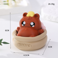 Vashine 3D Printed Kawaii Animal Fidget Clicker, Mainan Mekanik Premium dengan Sakelar Mekanis Ramah Kulit, Ornamen Penghilang Stres untuk Meja Kerja