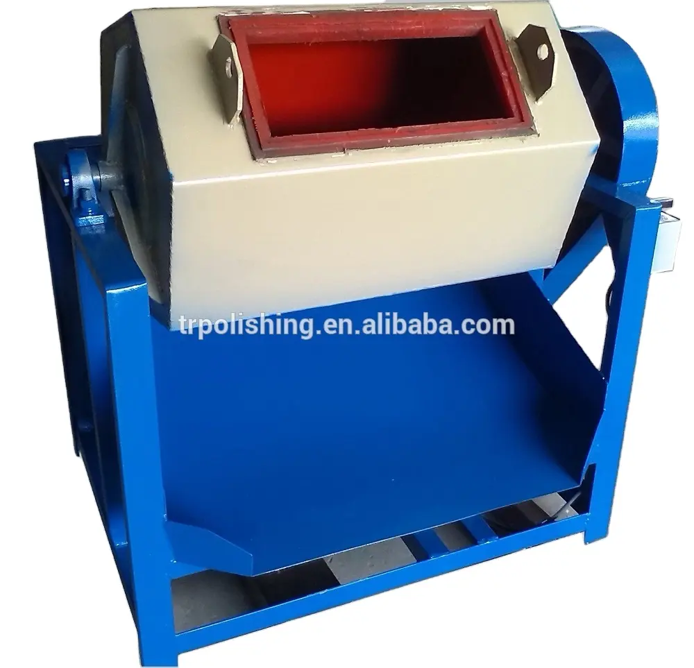Industrial rotary rock tumbler barrel polishing rotary finishing machine