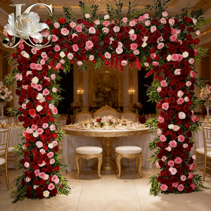 Fleurs artificielles en soie blanche réalistes au toucher naturel pour arche de mariage, décoration intérieure - Fête des Mères, Pâques, Noël, Halloween - Product Image 1