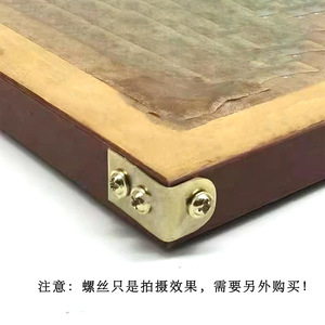 Supports d'angle en métal doré semi-circulaires pour tables, chaises et cadres photo - Product Image 5