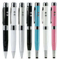 Vente directe d'usine, clé USB 5 en 1 avec pointeur laser, options 16G-128G, nouveau, garantie 1 an, logo personnalisé disponible