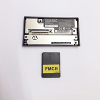 Carte réseau SATA avec carte FMCB1.966 pour console de jeu PS2, carte de démarrage, connexion de disque dur, carte réseau SATA + 8/16/32/64 Mo