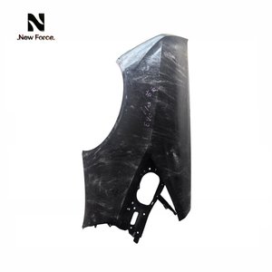 Ailes arrière gauche et droite en caoutchouc noir avec garnitures décoratives et de protection pour Lamborghini Huracan LP610 LP580 EVO - Product Image 1