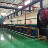 Capacité avancée de machine de pyrolyse continue de pneu 50tpd