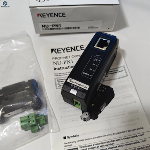 KEYENCE NU-PN1 PROFINET Communication Unit 100Mbps N-bus Sensor Gateway for NU Series NU PN1 - Product Image 1