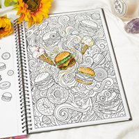 Carnet A4 personnalisé pour coloriage et dessin : Conception sur mesure, idéal pour adultes, soulagement de l'anxiété, relaxation et pleine conscience