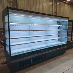 Cắm trong đa-sàn thương mại mở Cooler làm mát bằng không khí nước bị làm lạnh Showcase hiển thị tủ lạnh cho nhà hàng thiết bị - Product Image 3