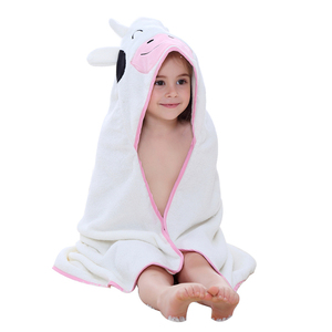MICHLEY En Gros Vache À Capuche Filles Dormir Serviette - Product Image 1