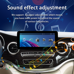 12.3-дюймовый беспроводной мультимедийный GPS-навигатор CarPlay для приборной панели, совместимый с Mirror Link, для Mercedes-Benz V-класса - Product Image 2