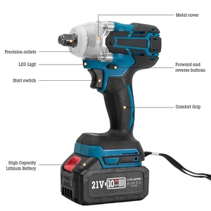 Heavy Duty 21V Brushless Impact Wrench with Battery Power - Product Image 1