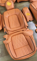 Pour Porsche ensemble complet housse de siège en cuir couleurs personnalisées motifs Logos pour Porsche Cayenne 957 958 9Y0 Panamera 970 971