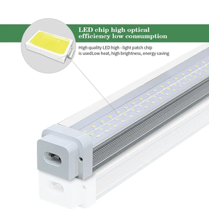 Banqcn Oem Odm Lampu <span class=keywords><strong>LED</strong></span> Linear T8 Kecerahan Tinggi <span class=keywords><strong>4FT</strong></span> 8FT 160lm/W Setengah Aluminium Setengah PC IP55 Tahan Air - Product Image 6