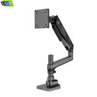 Support de moniteur Kaloc Rgb Shining avec 5 réglages de couleur pour bureau, support de moniteur Vesa réglable pour écran unique de 17 à 42 pouces