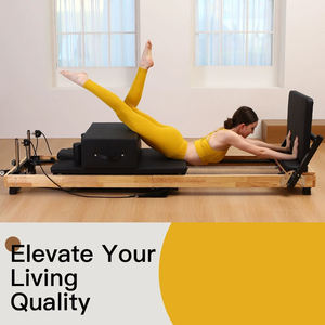 Equipo de Gimnasio en Casa Preensamblado y Ajustable para Mujeres y <span class=keywords><strong>Hombres</strong></span>, con 3 Resortes de Resistencia, Plegable, para <span class=keywords><strong>Pilates</strong></span> - Product Image 3