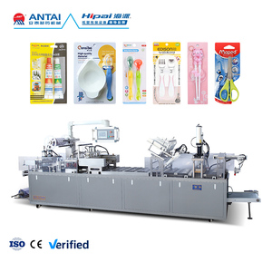 Máquina automática multifuncional de embalaje en blíster de PVC para cubiertos de cartón inteligente: tenedor, cuchara, palillo y cuchillo de plástico. - Product Image 1