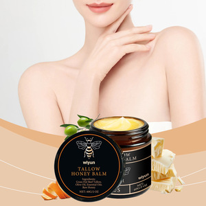 Hot <strong>Sales</strong> 60g OEM Honey <strong>Beef</strong> <strong>Tallow</strong> Balm Moisturizer Natural Honey <strong>Tallow</strong> Night Cream Smooth Skin Care Skin - Product Image 5