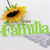La decorazione della carta dell'invito dell'album in rilievo della matrice di taglio del metallo fatto da te celebra la laurea Scrapbooking il taglio del mestiere muore
