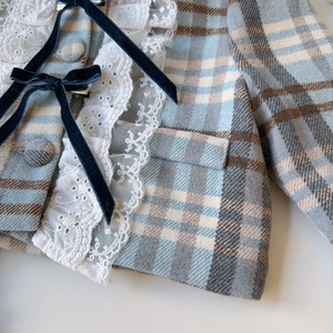 Conjunto de Ropa de Invierno para Niñas, Estilo Moderno y Elegante, Conjunto de 2 Piezas, Abrigo y Falda Plisada, Conjunto de Ropa para Bebés de 90-140 cm - Product Image 5