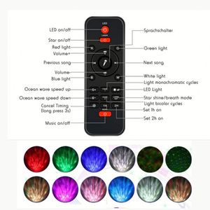 Modern Portable LED Projector for Kids' Bedrooms Starry Sky Night Music Space <b>Timer</b> ABS Crystal <b>Switch</b> Control USB Rechargeable - Product Image 5