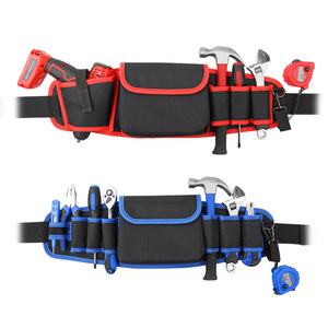 Tool Bag Tool <b>Belt</b> With Pockets For Electrician Repair <b>Work</b> Heavy Duty Oxford Fabric - Product Image 1