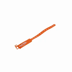 Logo personalizzato lunghezza regolabile braccialetti morbidi Pvc fasce da polso impermeabile doppio strato Solf plastica ID braccialetto