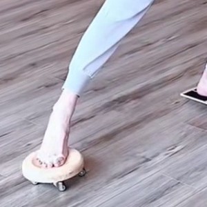 Disco de Madera Sólida para Entrenamiento de Piernas y Mejora de la Postura, Arco Deslizante en Espiral - Product Image 3