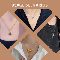Collares de Moda con Colgante de Entrega Rápida, Atractivos Collares Geométricos con Cadena, Colliers Suspendus, Delicados Collares con Colgante Personalizados y Populares