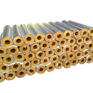 Tube en laine de roche ignifuge pour <span class=keywords><strong>isolation</strong></span> <span class=keywords><strong>thermique</strong></span> de bâtiments, avec revêtement en feuille d'aluminium - Product Image 4