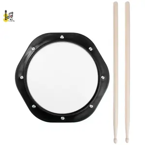 2023 Hoogseizoen Hot Tell 8 Inch Percussie Instrumentale Muziek Domme Pad Praktijk Drumpad Voor Drum Learning Percussie Speelgoed