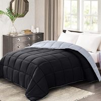 Couette en polyester ultra douce et légère toutes saisons avec insert en fibres creuses 7D, taille Queen