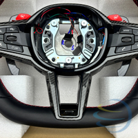 Volant chauffant en fibre de carbone LED pour BMW Série G : G22, G11, G02, X4, G05, G87, M2, G16, M5, G90, G15, G12, X3, G01, M40i, G21, Z4, G29