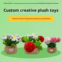 Jouets en peluche en coton personnalisés, poupées en peluche sur mesure, mascotte, marchandises, porte-clés créatifs culturels, pendentifs