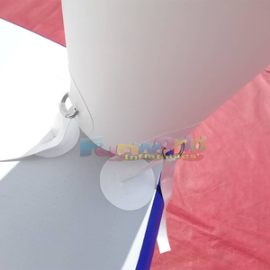 Plataforma flotante inflable grande, isla flotante, muelle, plataforma con carpas para ocio. - Product Image 3