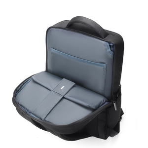 Laptop <b>Backpack</b> For <b>Men</b> 15 Inch Business Travel Solid Color Water Resistant Commuter Bag With Multiple Pockets And Comfortable - Product Image 3