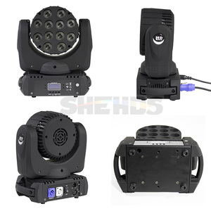 <span class=keywords><strong>Lyre</strong></span> Beam 12x12W RGBW 4 en 1 Mélange de couleurs Wash Dj Mini <span class=keywords><strong>LED</strong></span> Moving Head Light - Product Image 2