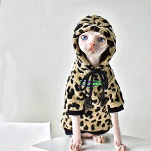 Suéter de Lana de Color Sólido para Mascotas, Ropa de Invierno para <span class=keywords><strong>Gatos</strong></span>, para <span class=keywords><strong>Gatos</strong></span> Canadienses sin Pelo - Product Image 1