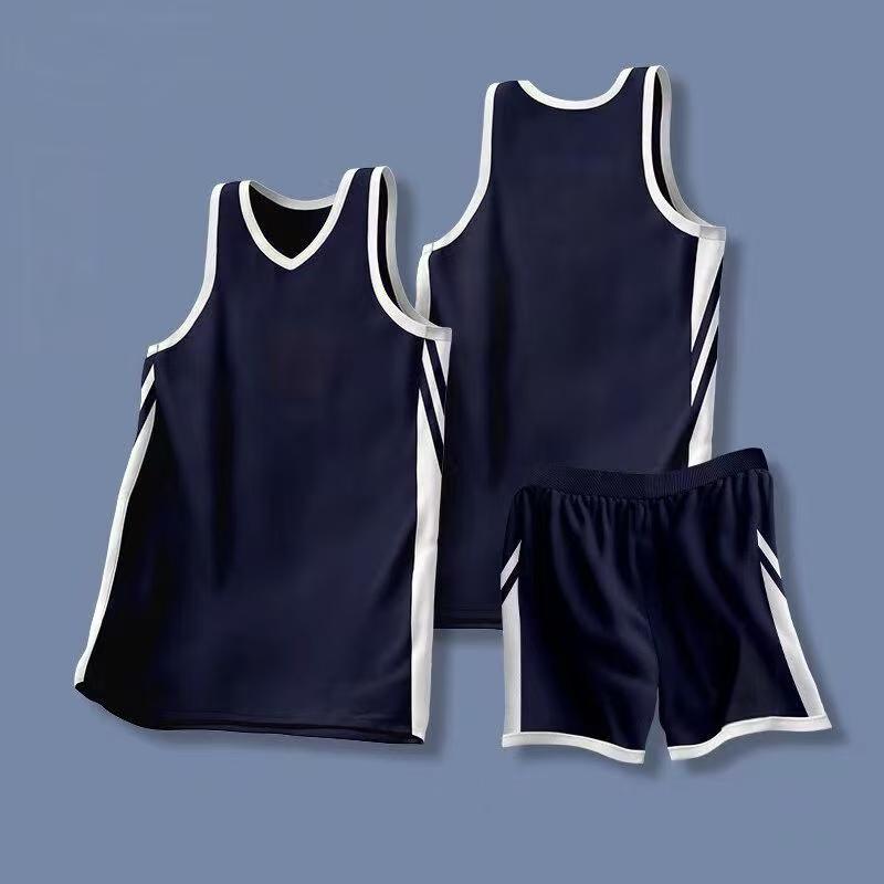 Blue and white