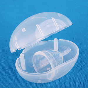 Foldable Organic Sterilizer reusable lady period Soft Silicone Box Women Packed Menstrual Cup Order Online