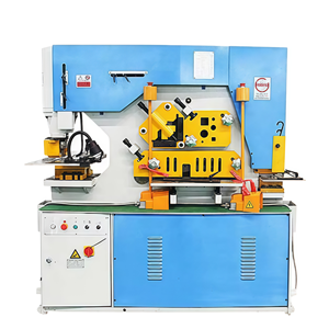 Machine à découper l'acier de haute précision à alimentation automatique, force de 75 kN et moteur de 7,5 kW, pour les tâches de découpe d'angles en acier - Product Image 1