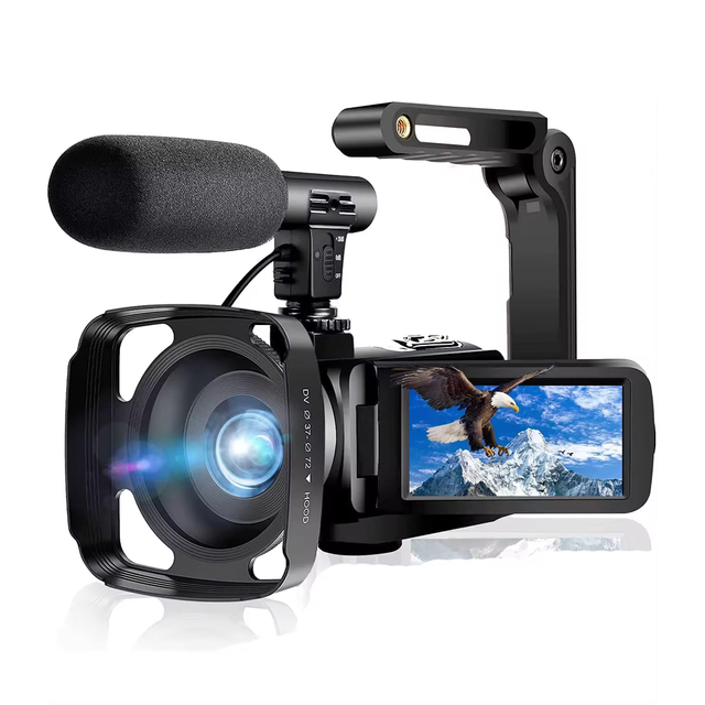 Factory Wholesale AC-258KM Video Cameras 8K Professional Digital Mirrorless Dslr Video Camera 8K Vlogging Camera With Microphone