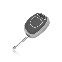 DM Usine En Gros argent Ligne Renault Clé De Voiture Housse Pour Renault CLIO 2 Kangoo Twingo TPU Clé Titulaire