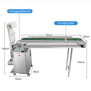 Commerical Multifunctional Big Size Irregular Plastic Parts Toy Granule Packaging Metal Part Screw Horizontal Flat Conveyor Belt - Product Image 5