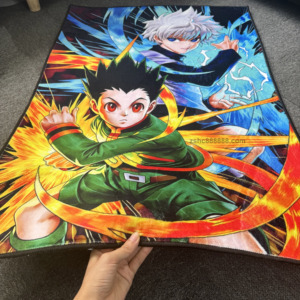 Hunter X Huner Anime moquette e <span class=keywords><strong>tappeto</strong></span> <span class=keywords><strong>per</strong></span> soggiorno <span class=keywords><strong>grande</strong></span> Caustom qualsiasi Design soffice tappetini trapuntati - Product Image 4