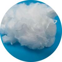 Fibre de polyester brute blanche 1.5D 38mm pour le filage