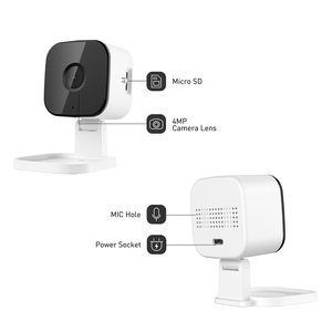 Tuya RC3 4MP/2MP CMOS Cube Interior PTZ WiFi Cámara DE SEGURIDAD HD CCTV Visión nocturna Alarma Almacenamiento Detección de movimiento Tarjeta TF Nube - Product Image 5
