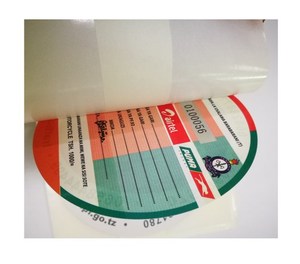 Adhesivo de seguridad para ventana de coche, pegatina de sello de impuesto para carretera y vidrio - Product Image 1